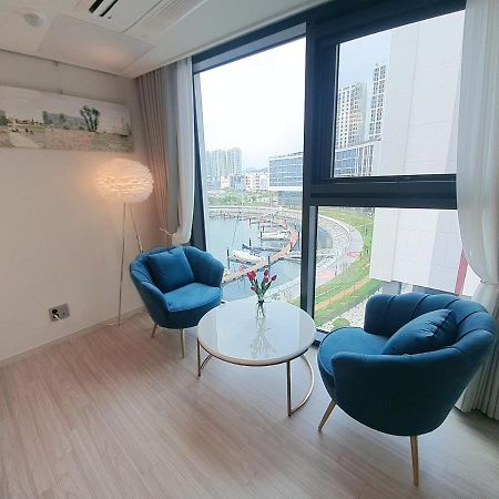 Lotte Castle Marina Aparthotel Yeosu Exterior foto