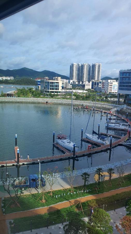 Lotte Castle Marina Aparthotel Yeosu Exterior foto