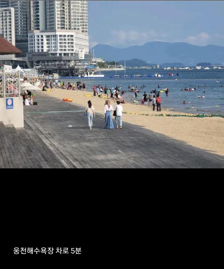 Lotte Castle Marina Aparthotel Yeosu Exterior foto